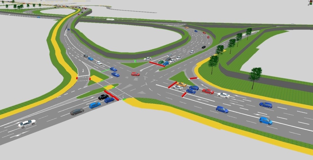Simulation eines effizienten Verkehrsflusses durch PVT Planungsbüro